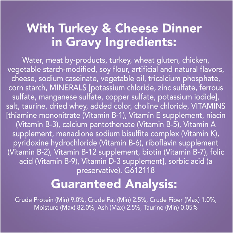 Friskies Shreds Turkey & Cheese Dinner in Gravy Adult Wet Cat Food 5.5oz - Donations - Image 3