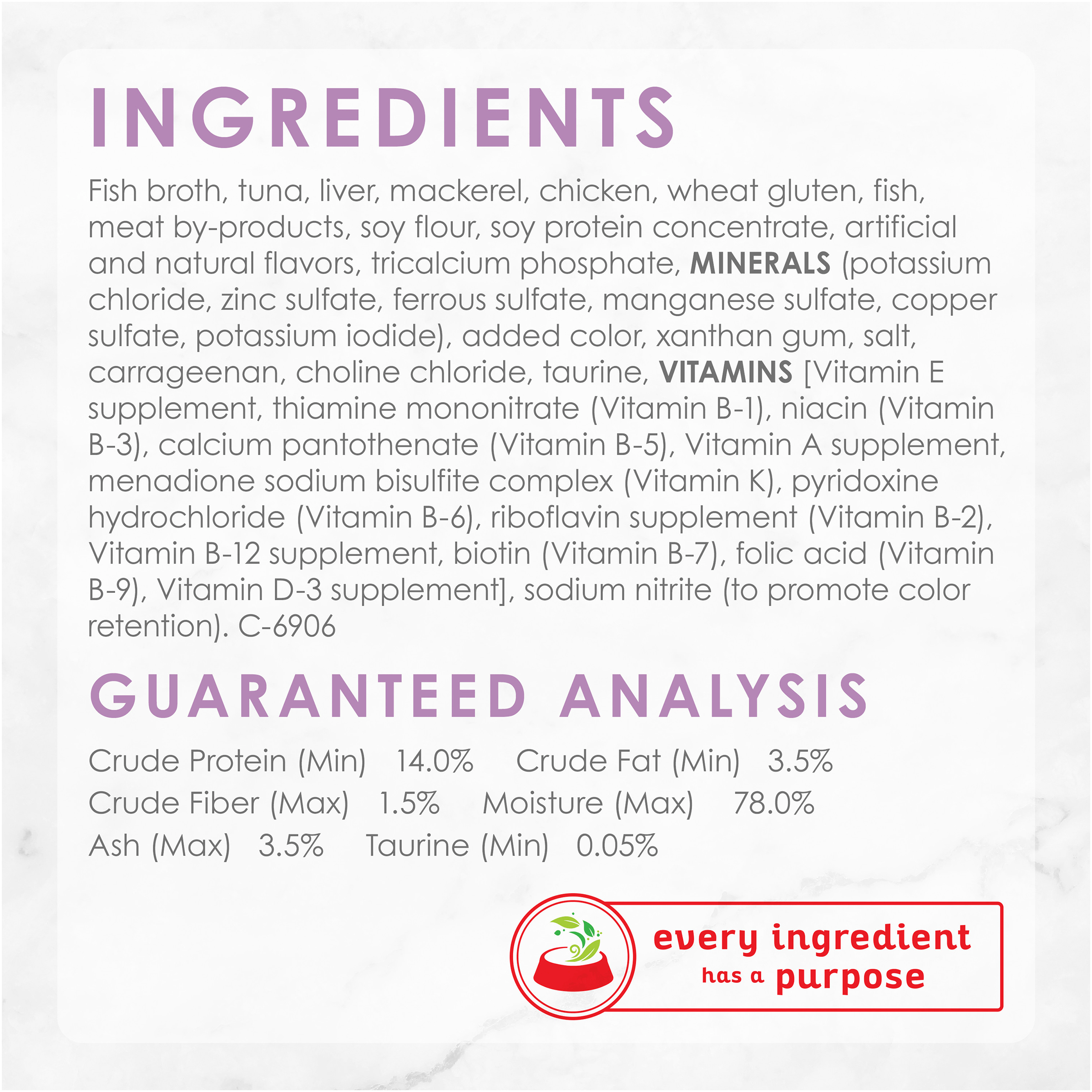 Fancy Feast® Flaked Tuna & Mackerel Gourmet Wet Cat Food 3oz - Image 4