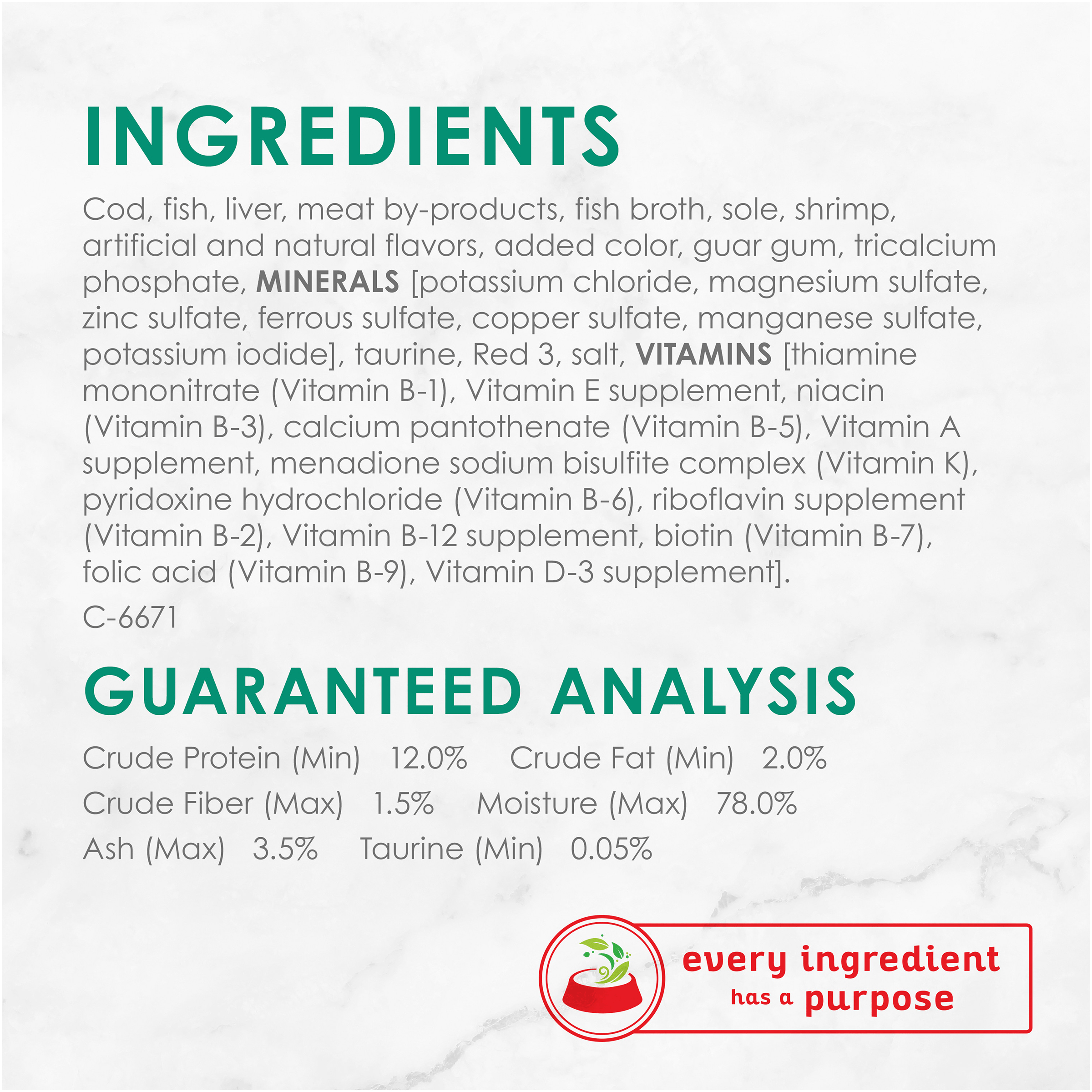 Fancy Feast® Classic Paté Cod, Sole & Shrimp Gourmet Wet Cat Food 3oz - Image 4