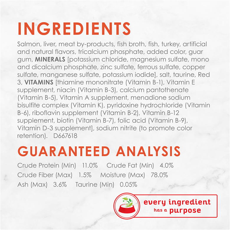 Fancy Feast® Classic Paté Savory Salmon Gourmet Wet Cat Food 3oz - Image 2