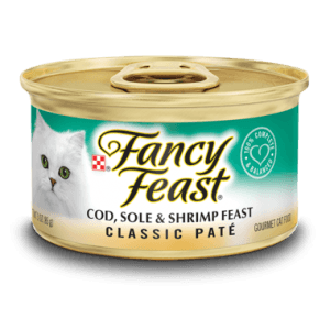 Fancy Feast® Classic Paté Cod, Sole & Shrimp Gourmet Wet Cat Food 3oz