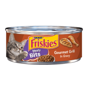 Friskies Meaty Bits Gourmet Grill in Gravy Wet Cat Food 5.5oz