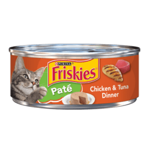 Friskies Paté Chicken & Tuna Dinner Wet Cat Food 5.5oz - Donations