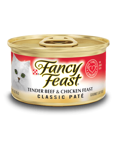 Fancy Feast® Classic Paté Tender Beef & Chicken Gourmet Wet Cat Food 3oz