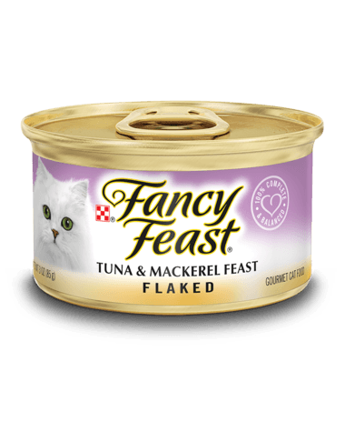 Fancy Feast® Flaked Tuna & Mackerel Gourmet Wet Cat Food 3oz