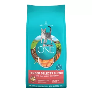Purina ONE® Tender Selects Blend With Real Salmon Dry Cat Food 7lb