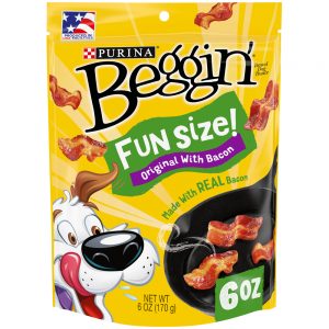 Beggin Fun Size Original Bacon Flavor Dog Treats 6oz - Donations