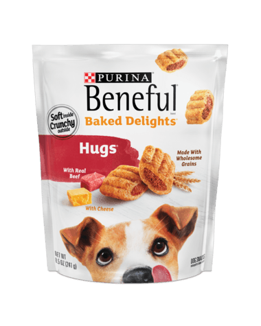 Beneful Baked Delights Hugs Dog Treats 8.5oz