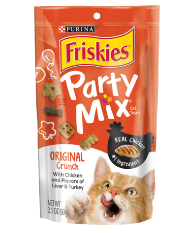 Friskies Party Mix Original Crunch Adult Cat Treats - Donations