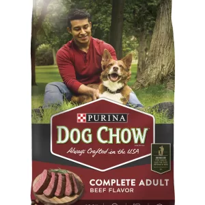 Purina Dog Chow Beef Complete Adult Dry Dog Food 48lb
