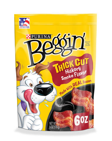 Beggin' Thick Cut Hickory Smoke Flavor Dog Treats 6oz