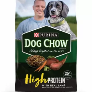 Purina Dog Chow High Protein Dry Dog Food With Real Lamb