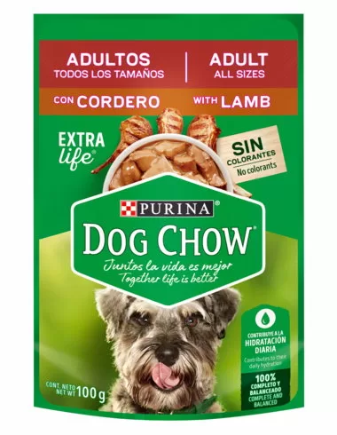 Purina Dog Chow Pouch with Lamb