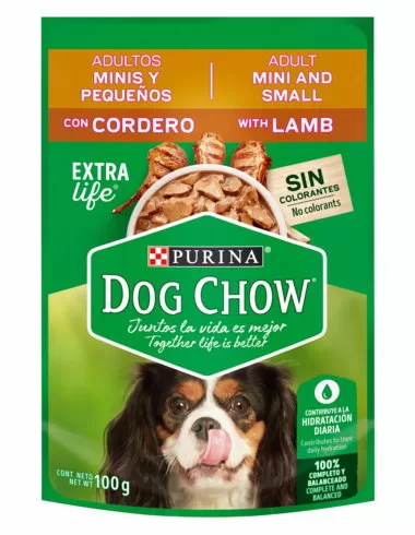 Purina Dog Chow Pouch with Lamb for Small Dogs