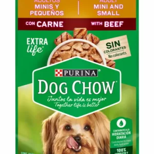 Purina Dog Chow Pouch with Beef for Small Dogs