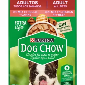 Purina Dog Chow Pouch with Chicken & Beef