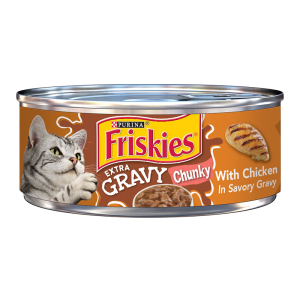 Friskies Extra Gravy Chunky With Chicken In Savory Gravy Wet Cat Food 5.5oz