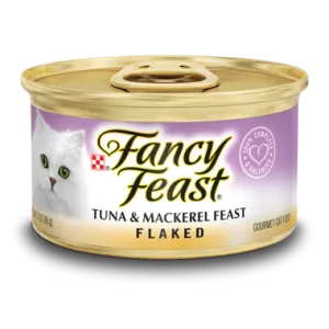 Fancy Feast® Flaked Tuna & Mackerel Gourmet Wet Cat Food 3oz
