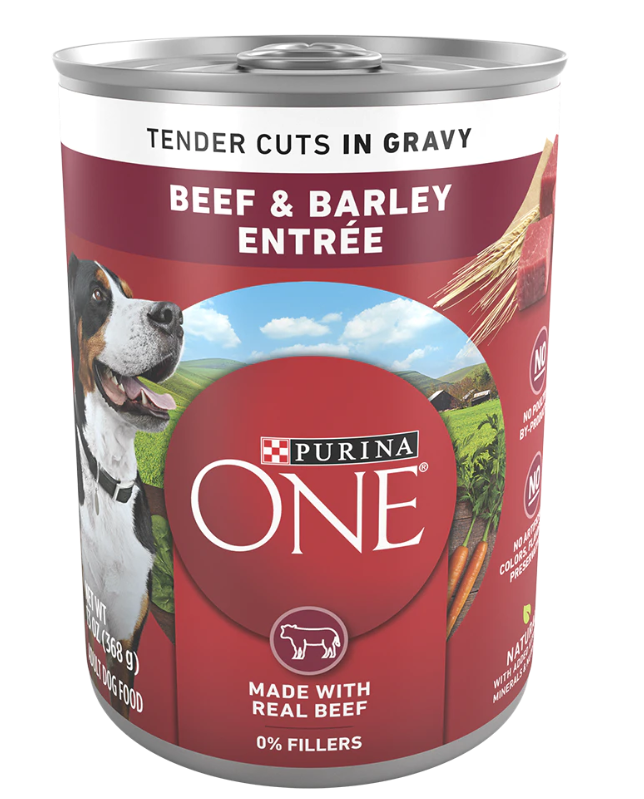 Purina ONE Beef & Barley Entrée Tender Cuts In Gravy Wet Dog Food